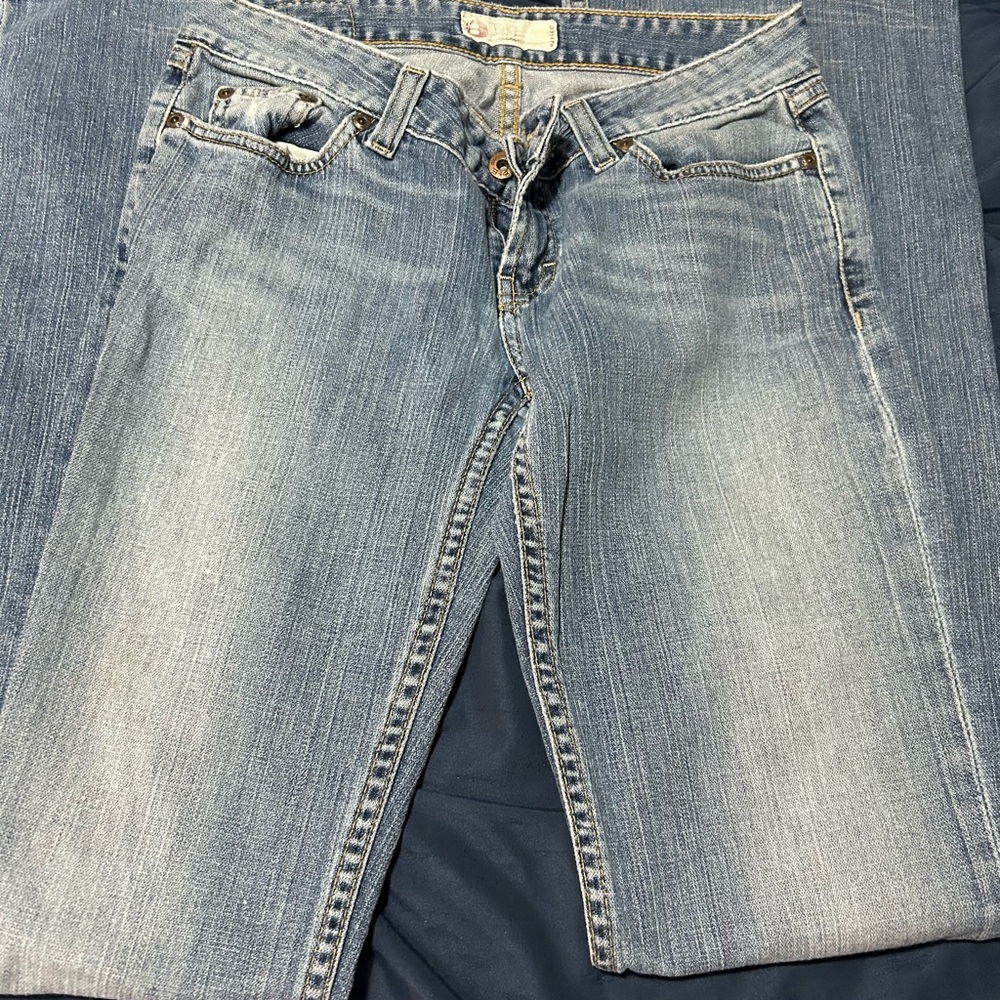 BKE Light Blue Straight Leg Jeans